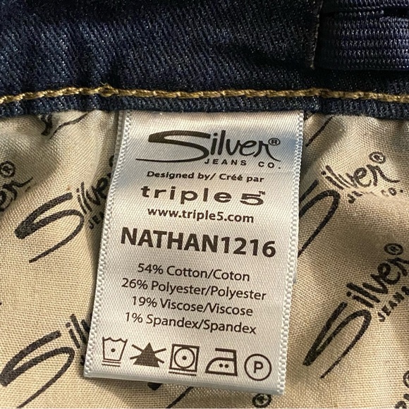 Silver Jeans Boys “Nathan 1216” Style Size 14 Stretch Adjustable Waist - Picture 3 of 11